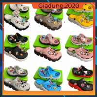 Dép cross , dép sục nữ nam duet hàn quốc đi mưa cao cấp đẹp nhất ( tặng 12 sticker )