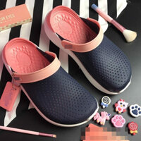 Dép Cross Literide 🎁 FREESHIP + TẶNG VỚ 🎁 giày sục sandal Cross quai ngang bít đầu nam nữ, kèm tag