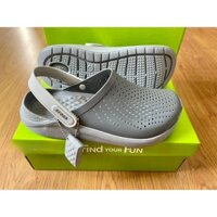 Dép cross literide quai ngang hàng xuất khẩu full box cho Nam Nữ