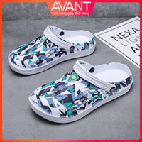 Dép cross nam sục bít mũi sandal màu giày nam