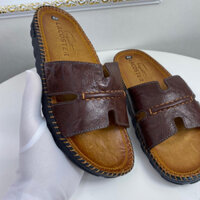 Dép da bò nam, dép quai ngang, xỏ ngón