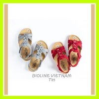 Dép Da Bò xuất dư Châu Âu Mẫu Trẻ Em B05 Bioline việt nam