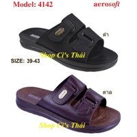 Dép Da Thái Lan dành cho nam 4142, đế cao su chống trơn trượt, dép Nhập khẩu 100% Thái Lan