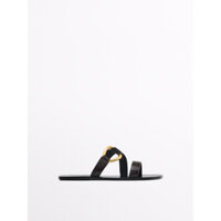 Dép da thật massimo dutti