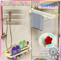 Dép DAPHS Kệ Treo, Giá Đựng Dép Hút Hoa Có Thể Thu Vào, Bền Đẹp Không Đục Lỗ Treo Tường Tiết Kiệm Không Gian Giá Treo Khăn Phòng Tắm