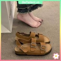 Dép đế bệt nữ đế thấp cổ thấp Dép đế dày