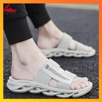 Dép đế cao bằng nhựa chống trượt đi mưa cho nam