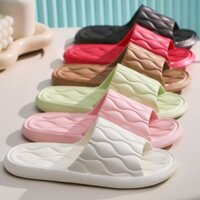 Dép đế dày mềm EVA chống trượt cho nữ Giày phòng tắm màu trơn trong nhà