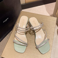 Dép đế thấp đế thấp kiểu La Mã cho nữ, đế mềm, thoáng khí và chống trượt