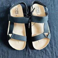 🔥Dép đế trấu 2 quai khóa ngang xuất xịn.