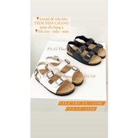 Dép đế trấu 2 quai ngang khoá chất PU