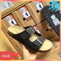 Dép Đế Trấu Nam Nữ 2 Khóa Trappeur Màu Xám Hàng VNXK