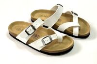 Dép đế trấu xỏ ngón  Nam nữ - Trắng - 37