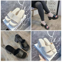 Dép đế xuồng 7 phân MAILIAA quai ngang đế đúc siêu nhẹ