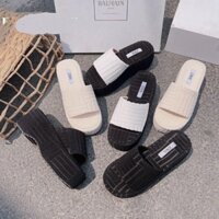 Dép đế xuồng bản quai ngang Z đế cao 6cm đi chắc chân