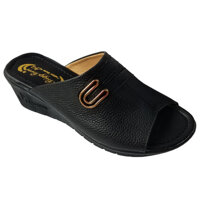 Dép Đế Xuồng Nữ Da Bò BIGGBEN Cao Cấp DX30 - 35