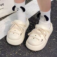 Dép dép bánh mì nữ dép nữ dép bánh mì đế cao 2023 NEW Nữ dép bít mũi nữ AE5125