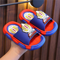 Dép đi trong nhà cho bé trai, đế mềm, không trượt, cho trẻ tắm, Ultraman Boys, mùa hè