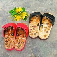 Dép Đi Trong Nhà Đá Mã Não Tự Nhiên Mát Xa Chân Chăm Sóc Sức Khỏe Cho Nam Và Nữ