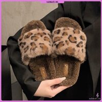 Dép Đi Trong Nhà Dép Lông Thời Trang Chống Trơn Trượt Mặc Ngoài Mùa Thu Win