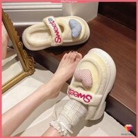 Dép đi trong nhà Dép thường ngày Học sinh hoạt hình đế dày dễ thương