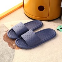 Dép đi trong nhà, dép văn phòng siêu nhẹ, chống trơn trượt, họa tiết thanh lịch - Hàng nhập khẩu - Dép GC - Xanh than - 42-43 GC