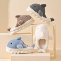 dép đi trong nhà mùa đông hình Baby Shark