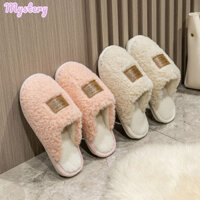 Dép đi trong nhà mùa thu đông của cặp đôi Dép đi trong nhà sang trọng ấm áp và chống trượt