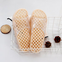 Dép đi trong nhà tắm  Nhà vệ sinh Massage ChânMàu cam hồng xám size M HÀNG XUẤT NHẬT CHÂU ÂUhàng chất lượng tốt