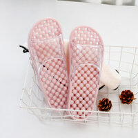 Dép đi trong nhà tắm  Nhà vệ sinh Massage ChânMàu cam hồng xám size M HÀNG XUẤT NHẬT CHÂU ÂUhàng chất lượng tốt