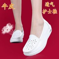 dép điều dưỡng- giày dép y khoa- giày y tá trắng thoáng khí đế mềm- dép chyên dụng cho nhân viên y tế- giày đế bằng cho nữ