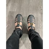 Dép dọ sandal gc  sơn đen vs vàng đầu hổ giá siêu hấp dẫn hot nhất hiện