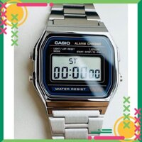 [ĐẸP. ĐỘC. GIÁ RẺ] Đồng hồ nam casio A159-A158 Full box điện tử chống nước siêu cá tính và trẻ trung năng động