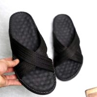 Dép Doctor nam quai da dù,để cao su non đúc nguyên khối , khâu may toàn bộ , quai dù đế đốc