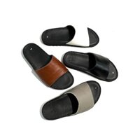 Dép doctor quai ngang đế khâu quai da bò