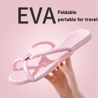 Dép Du Lịch Cặp Đôi Có Thể Gập Lại, Tiện Lợi Cho Du Lịch, Dép Phòng Tắm Trong Nhà Cho Nam Nữ