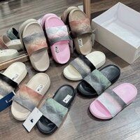 Dép đúc MLB NY sơn nam nữ chính hãng freeship Unisex - Dép Chunky Bouncer Slide đúc nguyên khối HOT