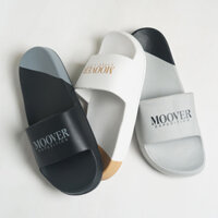 Dép đúc quai ngang Moover, unisex, mẫu mới đi mưa chống trơn trượt, có tính kháng nước, phù hợp mang mỗi ngày, BGHouse
