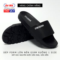 Dép đúc quai ngang nam, nữ siêu nhẹ DUWA - Hàng chính hãng - TK193 - đen - 37
