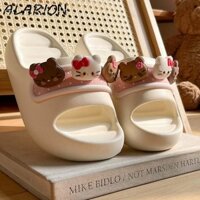 Dép EVA đi biển ALARION, Dép mèo Kitty EVA Kitty, Tắm Anime Trong nhà Ngoài trời Chống trượt Y2K Kitty Dép Mùa hè Xuân