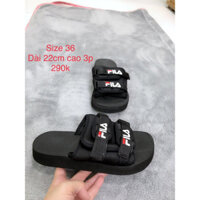 dép fila 2hand, dạng unisex, chính hãng, size 36