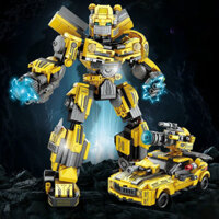(Dép Gia Bách) Đồ chơi lắp ráp robot Bumblebe 441 chi tiết, mô hình lắp ráp người máy, mô hình siêu nhân bé trai