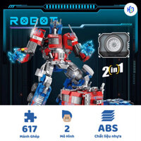 (Dép Gia Bách) Đồ chơi lắp ráp robot bumblebee transformers 617 chi tiết, mô hình lắp ráp robot, mô hình người máy