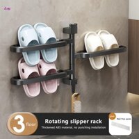Dép Giá Treo Giày Tổ Chức Tiết Kiệm Không Gian Với Thiết Kế Xoay Được Giá Phòng Tắm Hộ Gia Đình Phòng Tắm Phụ Kiện