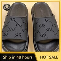 Dép Gucci Phong Cách Mới Mùa Hè 2024 Mặc Ngoài Thường Ngày Chống Trơn Trượt Hợp Thời Trang Giày Sandal Nam Một Từ Giày Đi Biển Ngoài Trời Dày