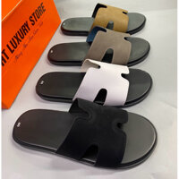 Dép H nam quai da sít đế cao su đi không sụt lún đế Full sezi 37  -44