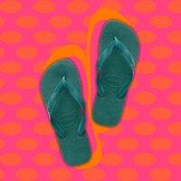 Dép Havaianas Top xanh lính