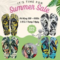 Dép Havana Nam Quai To Đế Họa Tiết Dép Kẹp Dép Tông Nam Havanas Hot Trend Tông Lào Biển Cao Cấp Cao Su Chống Trơn