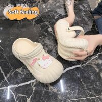 Dép Hello Kitty sành điệu CUI YU XUAN dành cho nữ - Thoải mái và hỗ trợ, Lý tưởng cho những dịp bán chính thức
