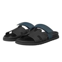 Dép Hermes Chypre Black/BLUE